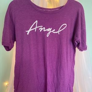 Victoria’s Secret Dark Purple Short-Sleeve Nightgown